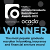 Winner - The most popular graduate recruiter in banking, insurance and financial services award
