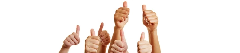 Thumbs up, symbolising getting competency-based interview questions right