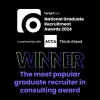 The most popular graduate recruiter in consulting award 2024, sponsored by CBRE