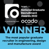 Winner - The most popular graduate recruiter in engineering, design and manufacture award