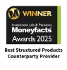 Moneyfacts Award 2025: Best Structured Products Counterparty Provider