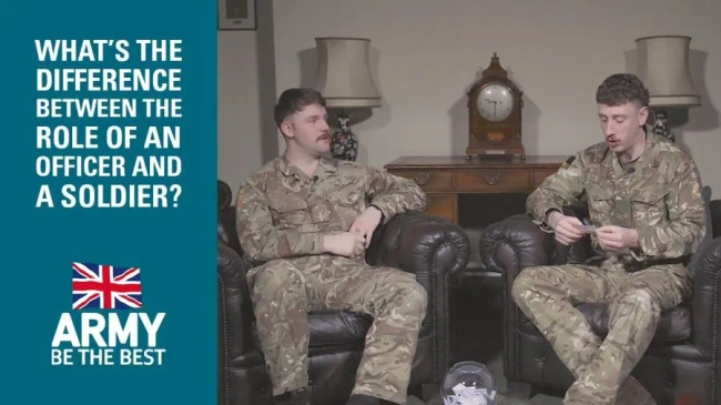 Thumbnail image for Myth Busting: Army Edition - What's the difference between the role of an Officer and Soldier?