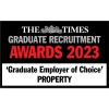 The Times Graduate Recruitment Awards 2023 - Graduate Employer of Choice - Property