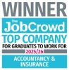 The Job Crowd Top Company For Graduates to Work For 2025/26 - Accountancy & Insurance - Winner