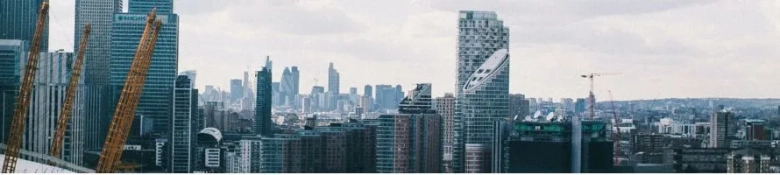 A view of the City of London, where most barristers in England work