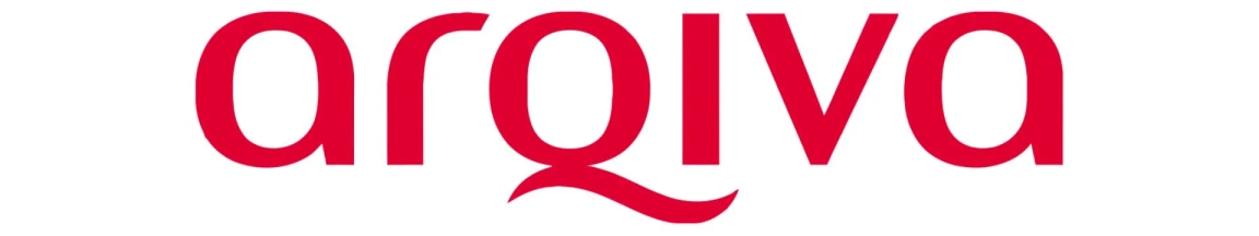Red and white Arqiva logo on a white background.