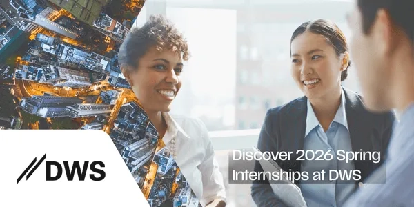 Thumbnail image for Discover 2026 Spring Internships at DWS