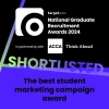 Shortlisted - The best student marketing campaign award 2024 in partnership with ACCA Think Ahead