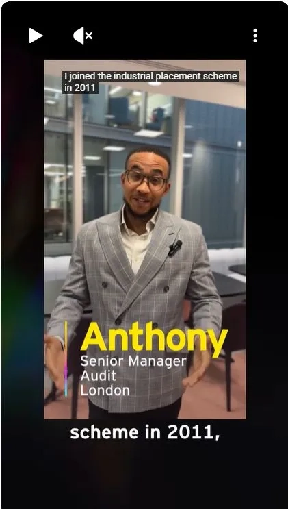 Thumbnail image for EY - Meet Anthony | Intern to Senior Manager
