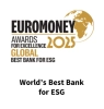 Euromoney Awards for Excellence 2025: Best Bank for ESG
