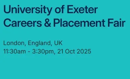 Careers and Placement Fair- Exeter University image