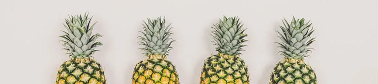 Big 4 firms represented as four pineapples