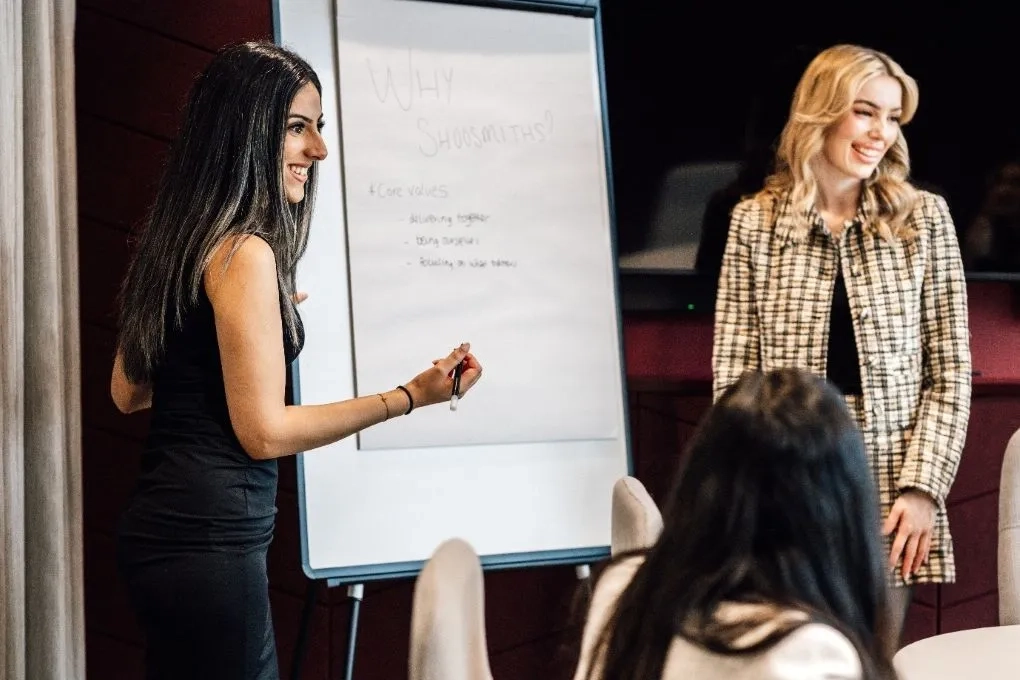 Shoosmith trainees presenting