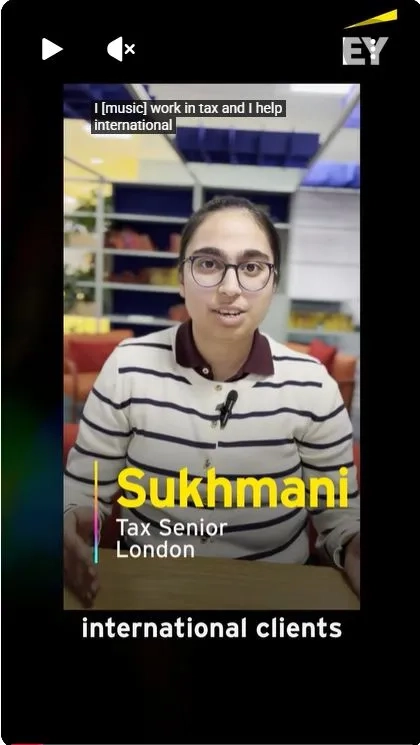 Thumbnail image for EY - Meet Sukhmani | Tax Graduate Programme