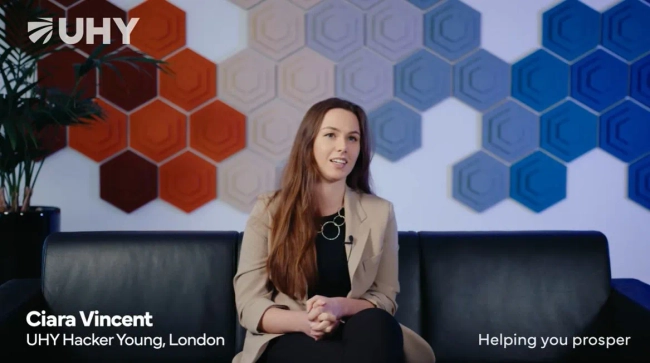 Thumbnail image for UHY Hacker Young -  Graduate case study - Ciara Vincent