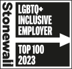 LGBTQ+ Inclusive Employer - Top 100 2023