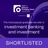 Shortlisted - The most popular graduate recruiter in investment banking and investment award 2026, sponsored by Spotted Zebra