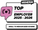 Higherin Top Undergraduate Employer - Small to Medium-sized scheme 2025-2026