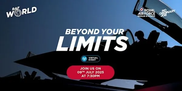 Thumbnail image for RAF World: Beyond Your Limits Tickets, Wed 9 Jul 2025 at 19:30 | Eventbrite