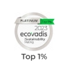 Top 1% - Ecovadis Sustainability Rating 2023
