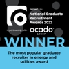 Winner - The most popular graduate recruiter in energy and utilities award