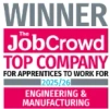 The JobCrowd: Top Company for Apprentices to Work for 2025/26 - Engineering & Manufacturing