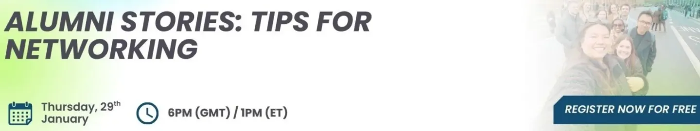 Alumni Stories: Tips for Networking image