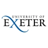Logo of the University of Exeter with stylized blue wave over the text Exeter.