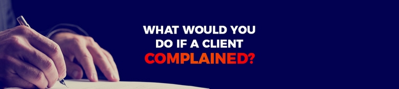 Hero image for ‘What would you do if a client complained?’ Tricky graduate interview question
