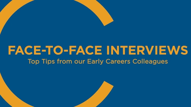 Thumbnail image for Top Tips for Face to Face Interviews | Early Careers