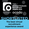 Shortlisted - The best virtual recruitment experience award