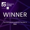 The most popular graduate recruiter in law award 2025, sponsored by Cibyl