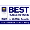 Best Places to Work - for LGBTQ+ Equality 2022