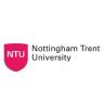 Nottingham Trent University logo with pink and white color scheme.