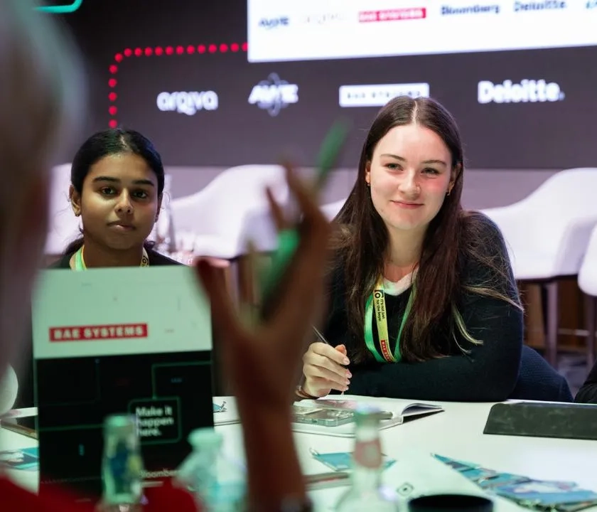 BAE Systems and student at IT's not just for the boys! female tech event