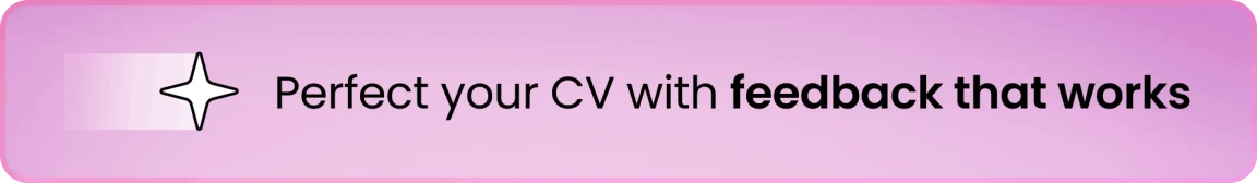 Perfect your CV with feedback