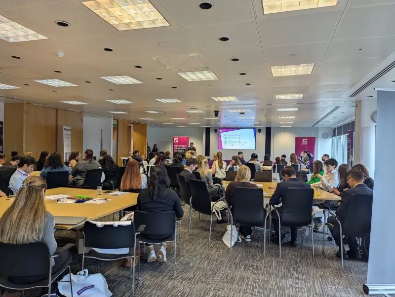 Room full at Proud in Law at Dentons' Offices