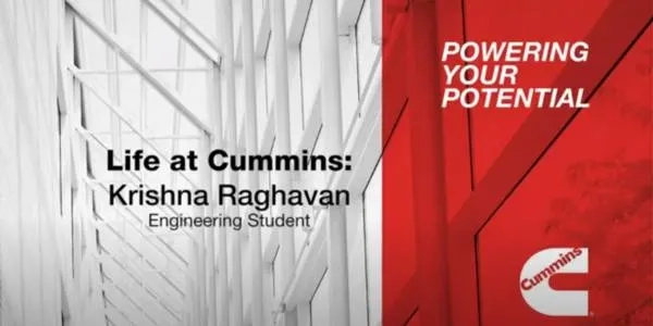 Thumbnail for Krishna Raghavan, Engineering Placement Student at Cummins