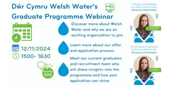 Thumbnail for Dŵr Cymru Welsh Water Graduate Programme Information Webinar