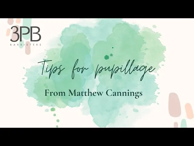 Thumbnail image for Pupillage at 3PB Barristers - tips for obtaining a pupillage