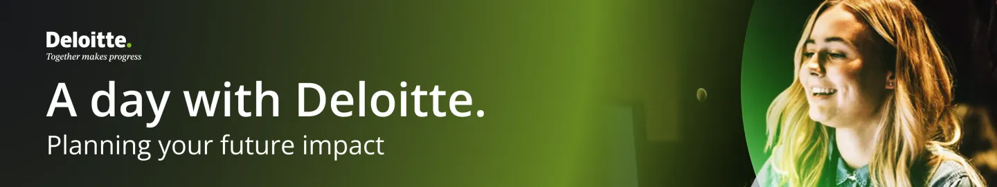 A Day with Deloitte: Planning your Future Impact.  image