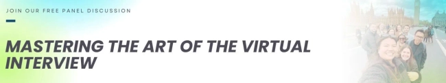 Banner for The Intern Group | Mastering the Art of Virtual Interviews