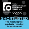 Shortlisted - The most popular graduate recruiter in retail award