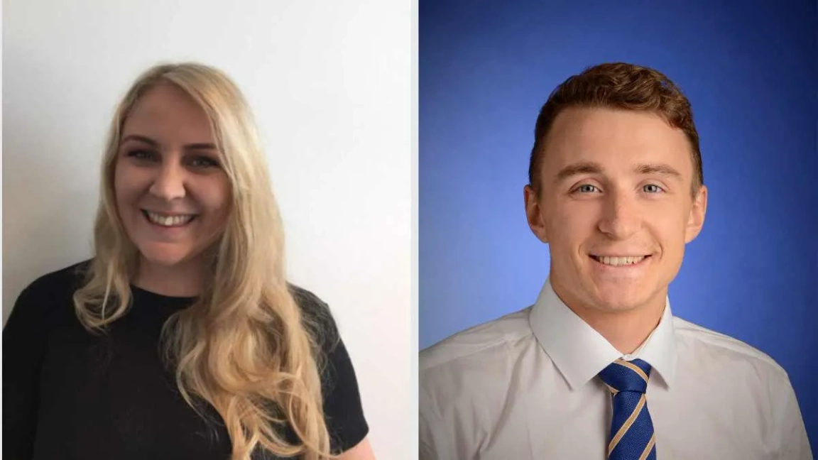 LinkedIn-style headshots of Madeline and Jonny, the contributors to this article
