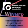 Winner - The sustainability in early talent recruitment award 2023