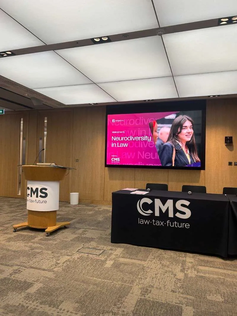 Neurodiversity in Law 2025 venue at CMS law firm offices