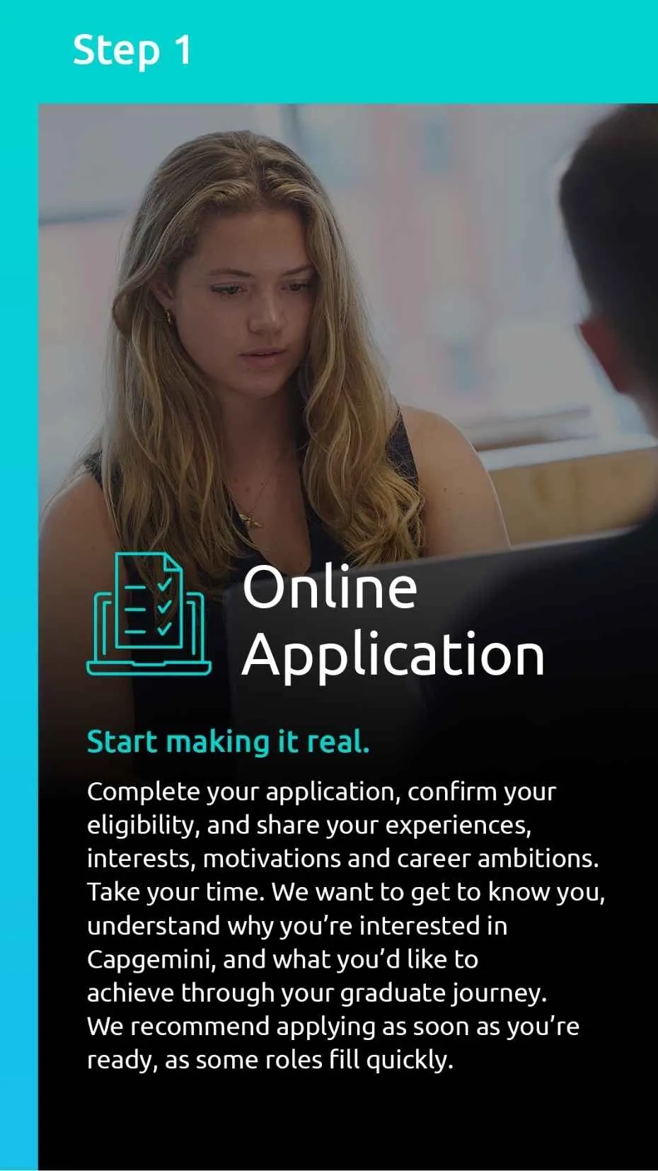 Step 1 Online application