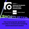 Shortlist - The most popular graduate recruiter in investment banking and investment award 2024, sponsored by Spotted Zebra