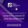 Winner - The most popular graduate recruiter in scientific research and development award 2026, sponsored by GradBay