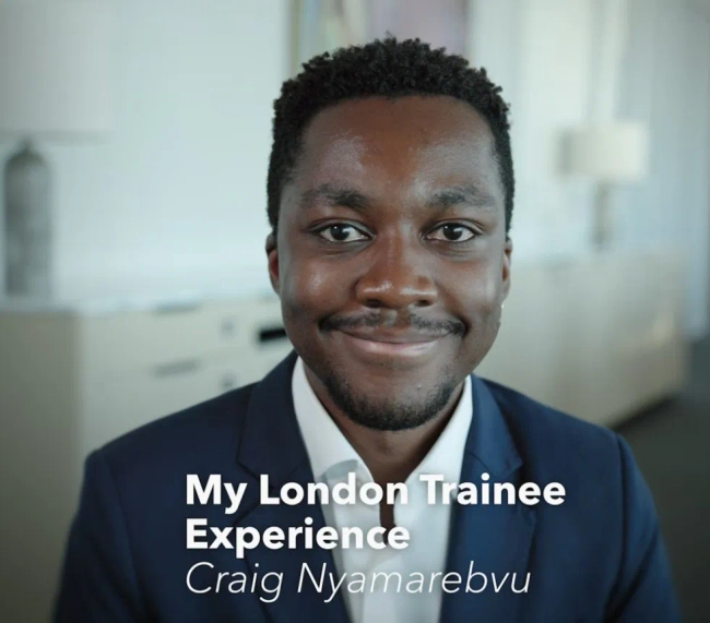 Thumbnail image for My London Trainee Experience Craig Nyamarebvu